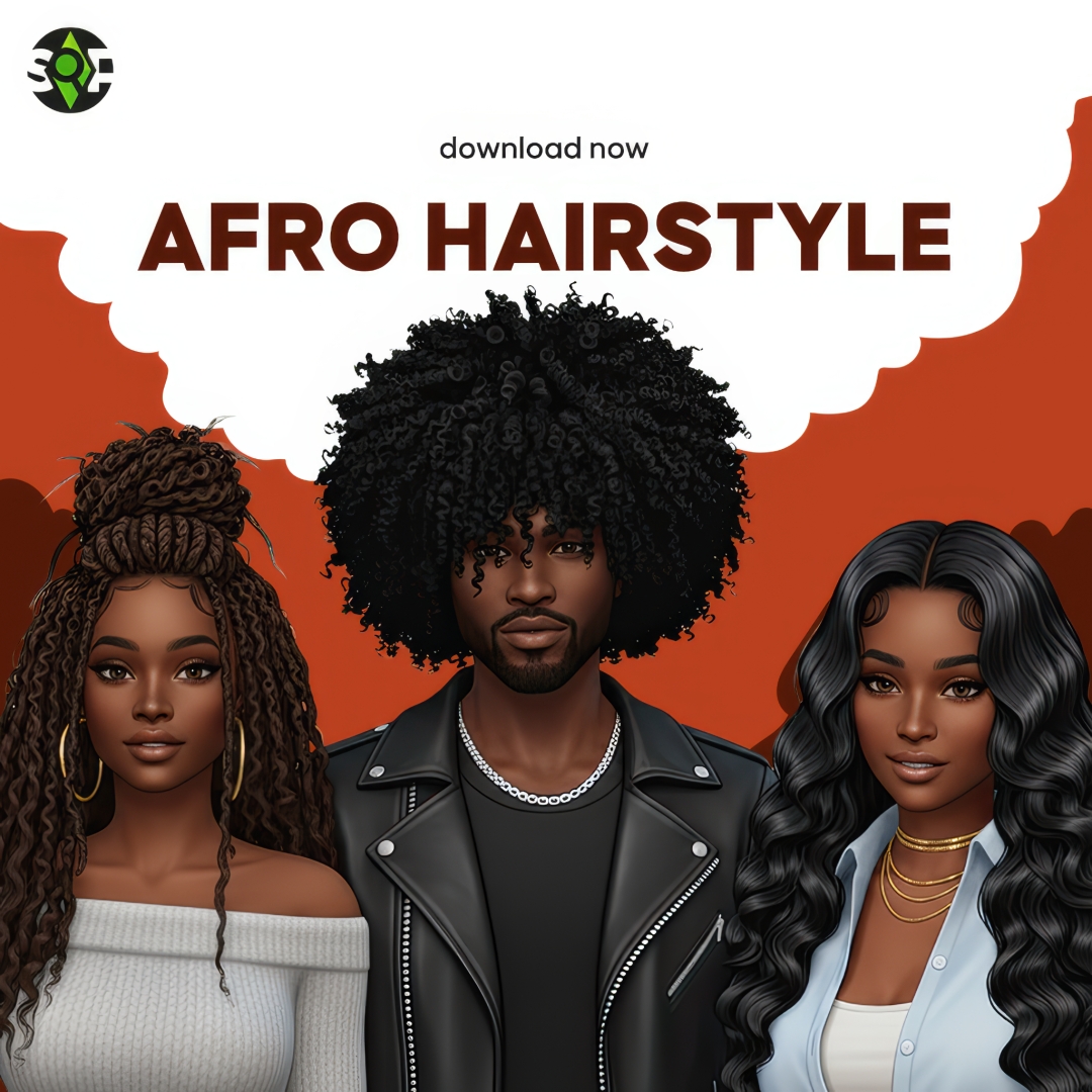 Sims 4 Afro Hairstyles