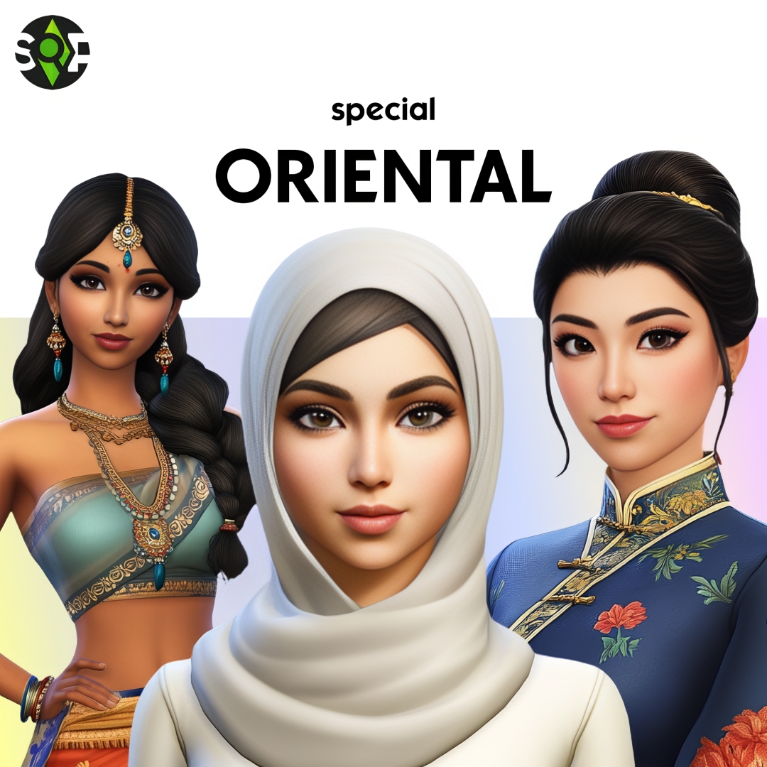 Sims 4 Oriental CC
