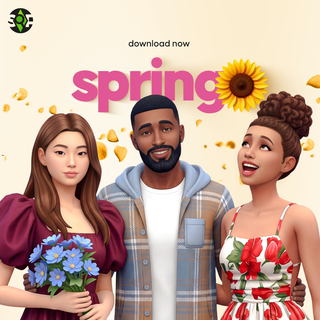 Sims 4 Spring CC