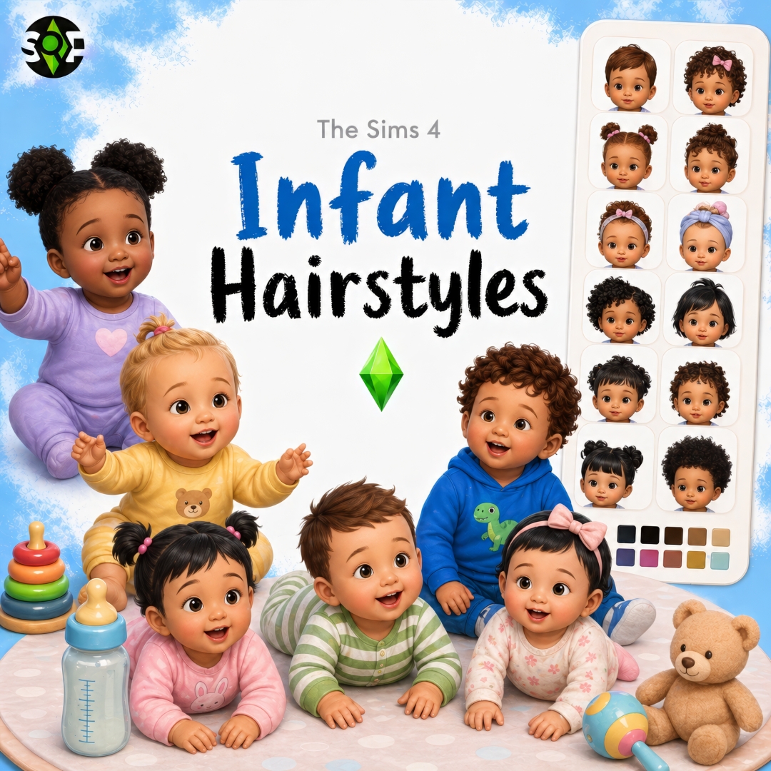 Sims 4 Infant Hairstyles