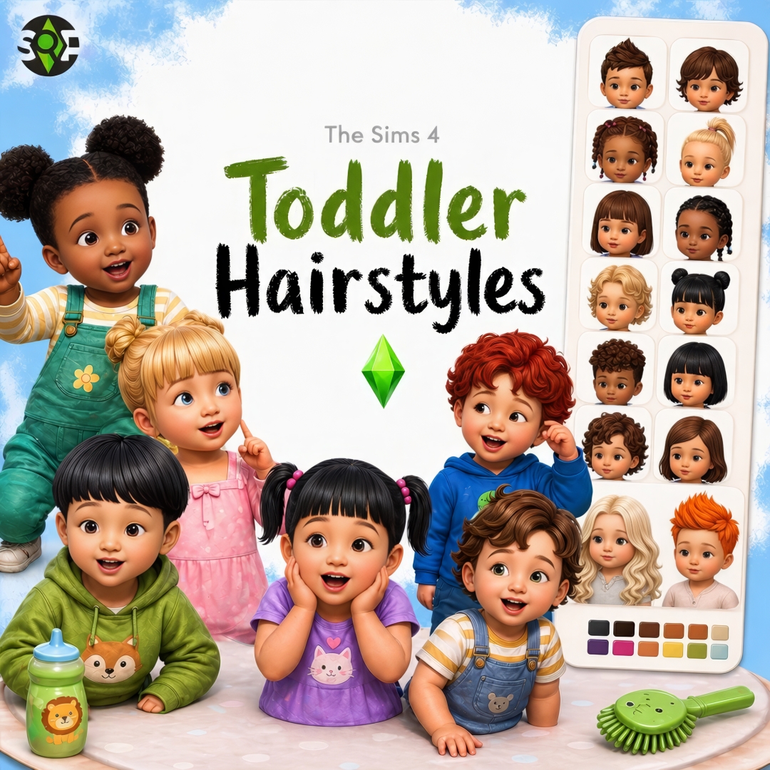 Sims 4 Toddler Hairstyles