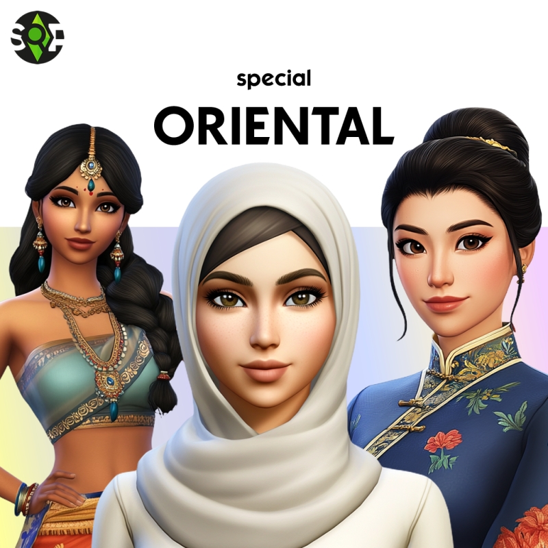 Sims 4 Oriental CC