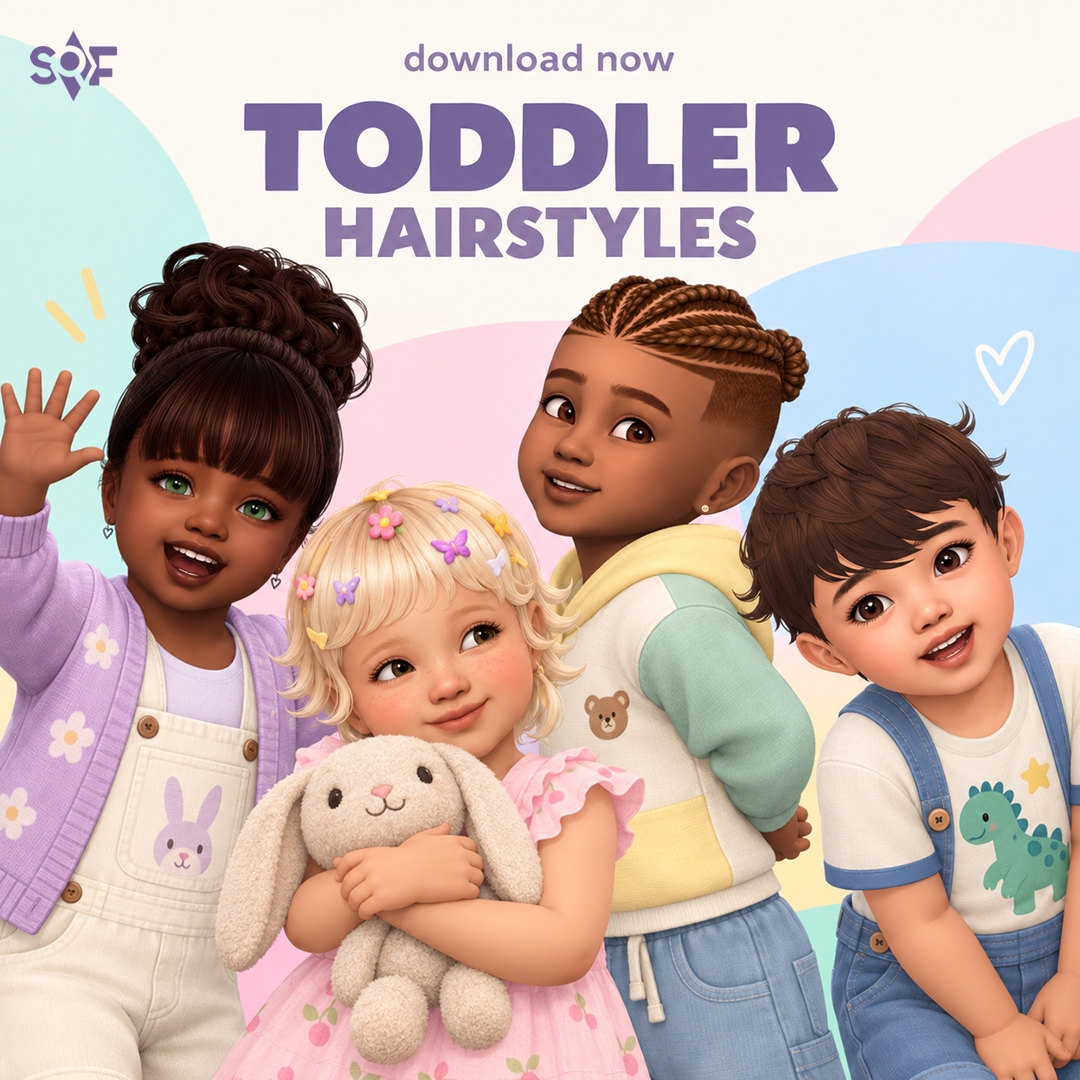 Sims 4 Toddler Hairstyles