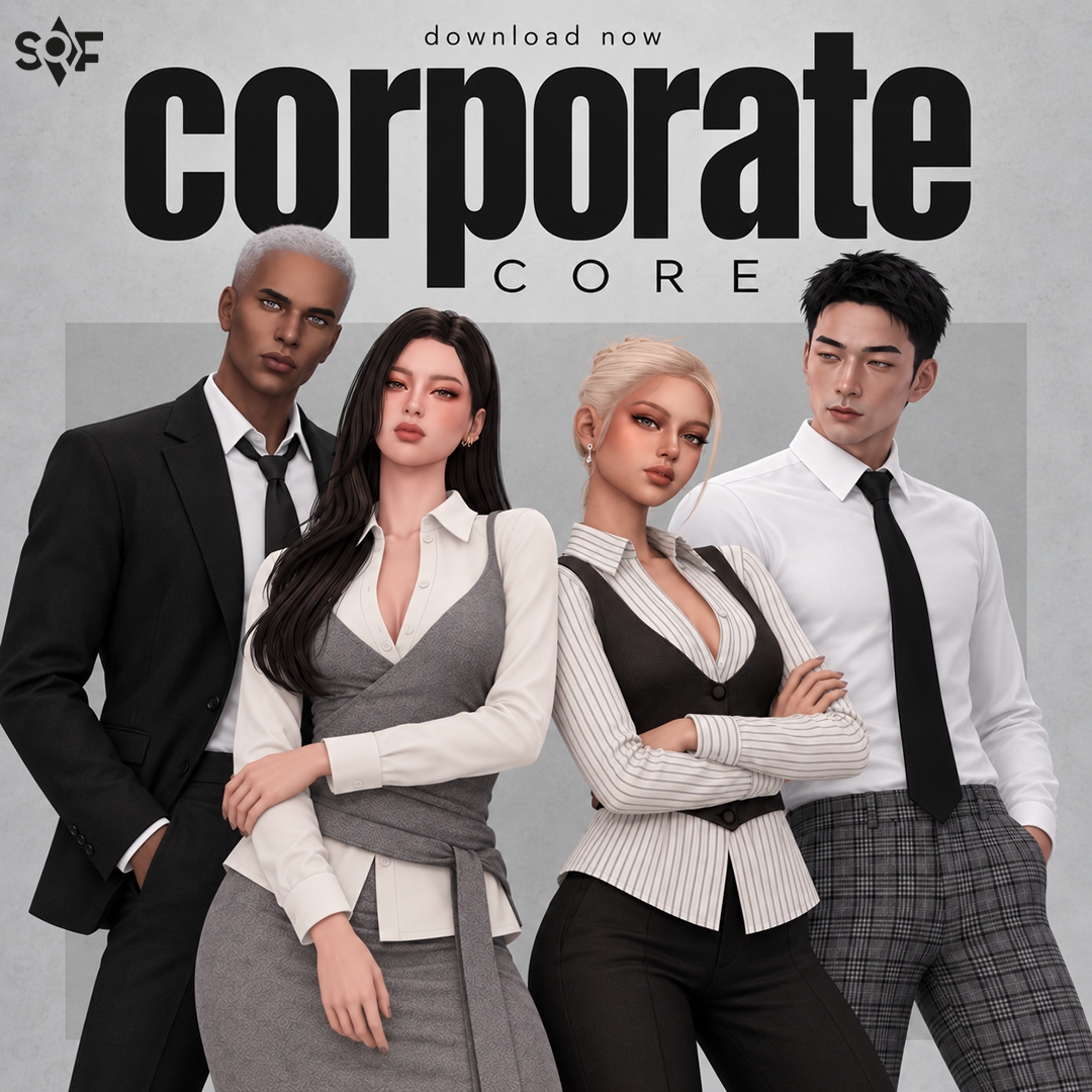 Sims 4 Corporate Core CC