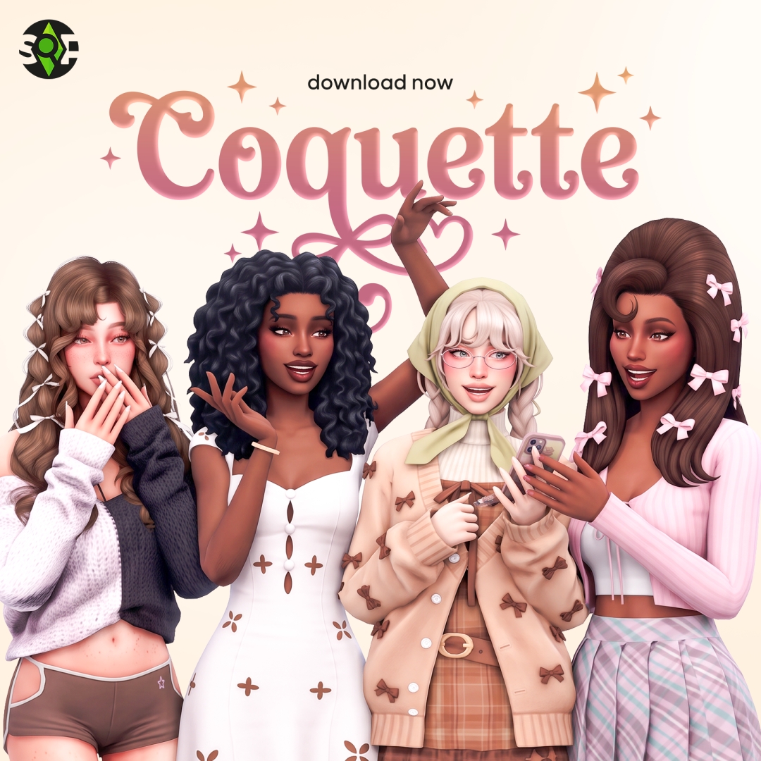 Sims 4 Coquette Style CC