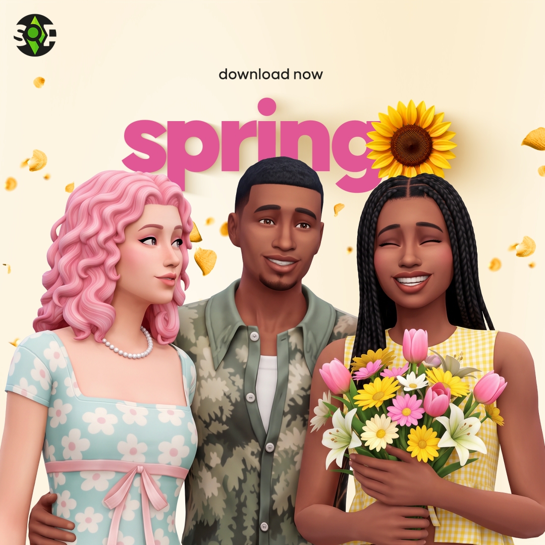 Sims 4 Spring CC