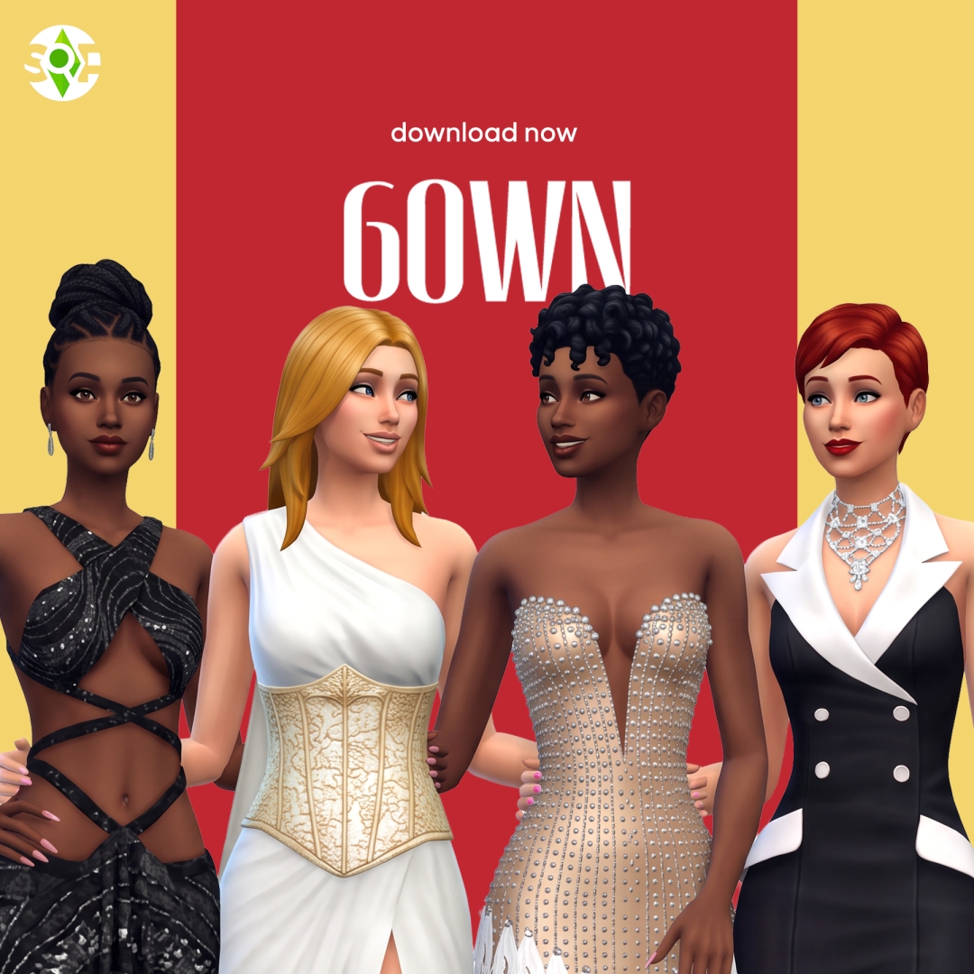 Sims 4 Gown
